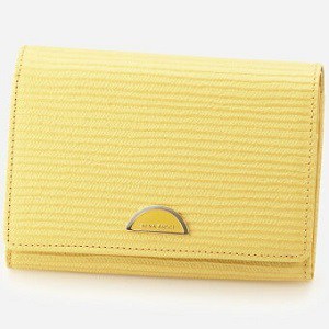 ニナリッチの二つ折り黄色の風水財布