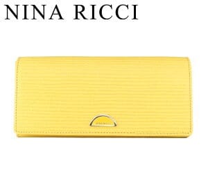 ニナリッチの黄色長財布