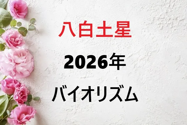 八白土星2026年バイオリズム完全ガイド｜運気上昇期を最大限に活かす方法