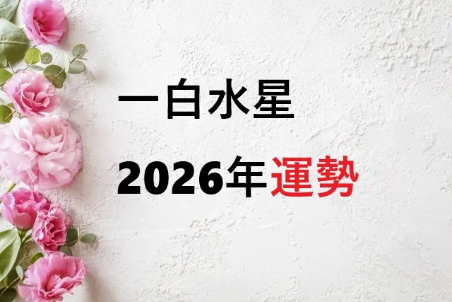 一白水星 2026年運勢完全ガイド｜中宮の年を最高の準備期間にする方法
